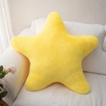 coussin étoile décoratif jaune rose vert lit maison anti décubitus coton polyester