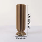 vases noirs marron rayures modernes statuettes bois intérieur salon chambre minimalistes