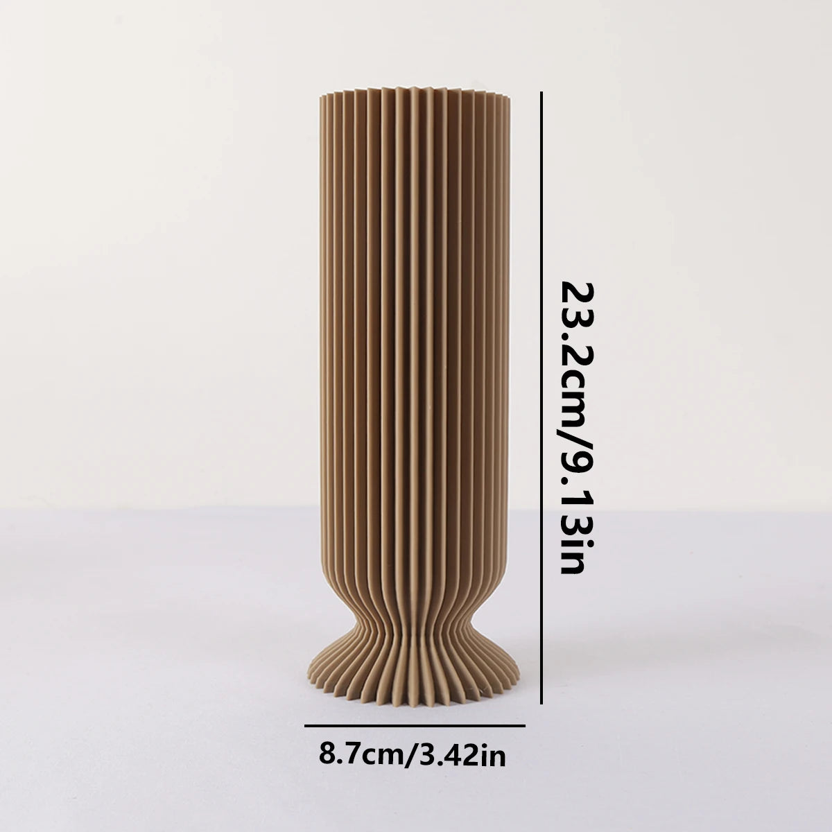 vases noirs marron rayures modernes statuettes bois intérieur salon chambre minimalistes