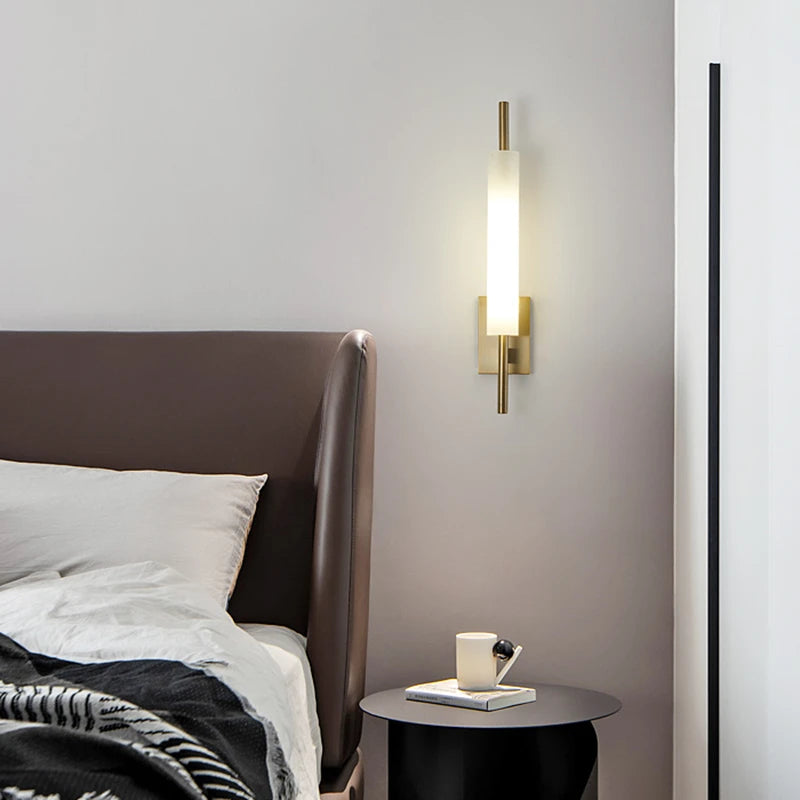 lampe murale moderne or blanc cuisine chambre coucher étude salle bain entree salon fixée