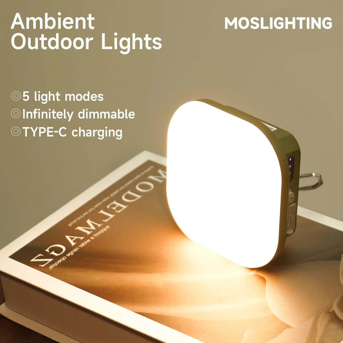 lampe poche rechargeable led vert moderne aimant clips