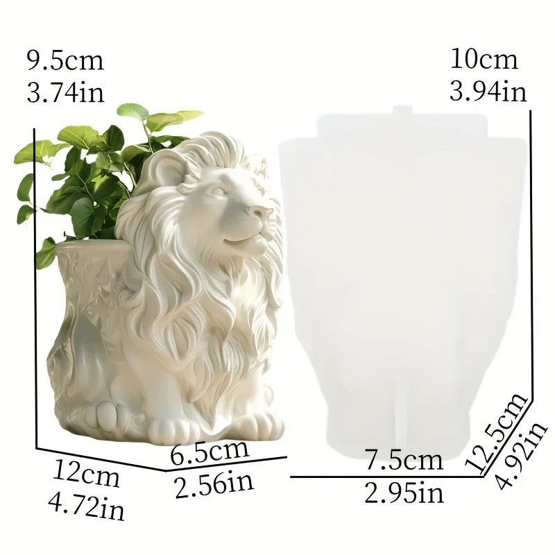 moule silicone cache pot crâne fleurs décoratif résine plante succulente jardin objet artisanal noir