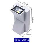 applique murale led moderne étanche ip65 noir mat extérieure 10w 220v
