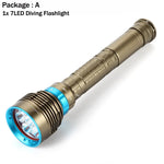 lampe torche vert bleu rayures verticales texture métallique moderne rechargeable piles aaa