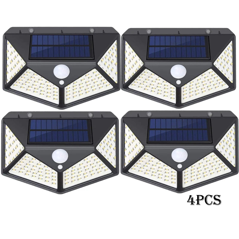 lampe murale solaire motion sensor led moderne extérieure ip65 garage jardin porte