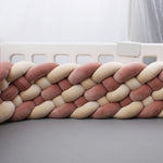 coussin protection lit bébé beige rose blanc gris marron moderne doux