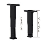 pieds réglables hauteur support lit noir moderne vis bois meuble entretoise adaptable chambre