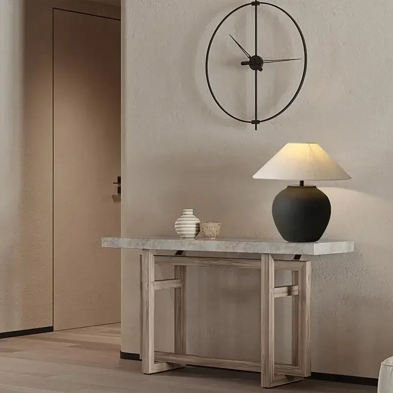 lampe table moderne céramique gris abat jour beige led rechargeable télécommande chambre coucher