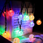guirlande lumineuse noël blanc chaud boules abeilles fleurs moderne étanche led solaire