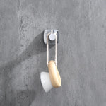 porte serviettes mural chrome vis fixations moderne salle bains accessoire métal lisse