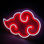 néon led nuage rouge blanc moderne lumineux usb power suspension anniversaire décoration chambre