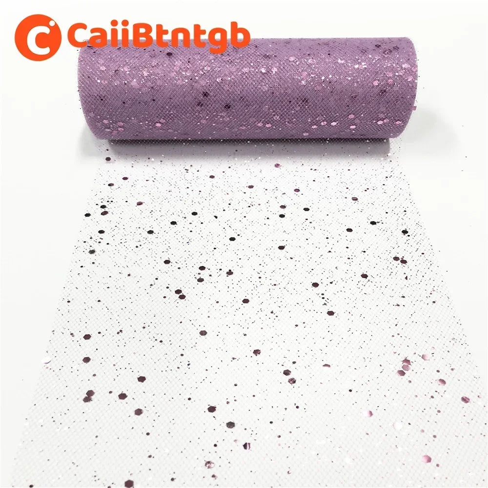 rubans pailletés couleur bleue rose noir texturés 25 yards 15cm largeur festive bricolage mariage