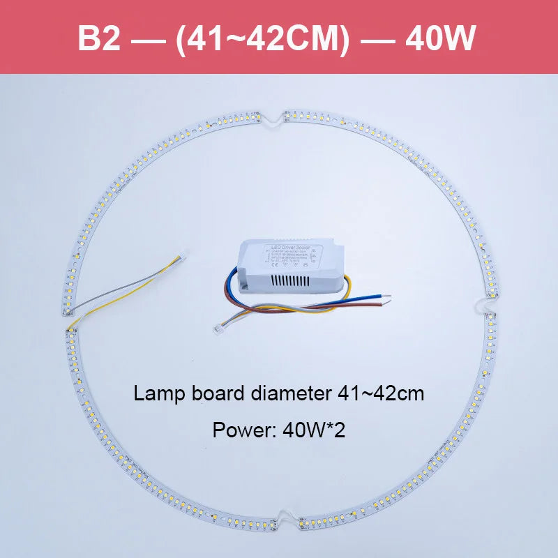 plaque led circulaire blanche ventilateur magnets ruban adhésif moderne