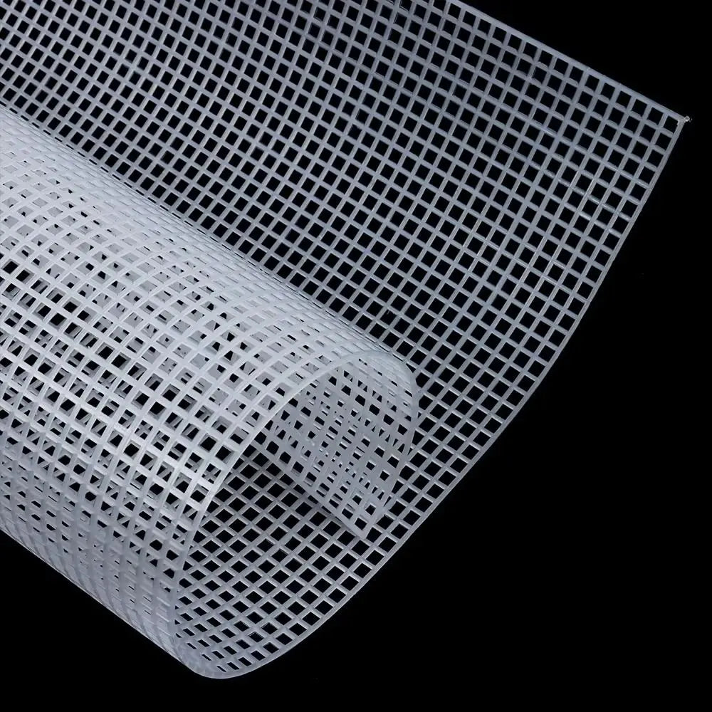 toile maille plastique blanc moderne grille fine 33x50CM polyester durable craft sac tapis