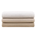 tissu lin coton 150x500cm blanc marron bricolage broderie décoration rustique naturel champêtre