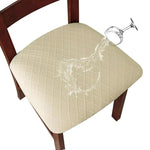 coussins chaise tissé moderne élastiques polyester beiges gris marron foncé bleu marine confortables