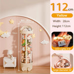 boîtes rangement jouets transparentes moderne rose clair pliables multifonctions organisation enfants storage zipper toy