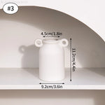 vases céramique blancs minimalistes simples décoratifs hydroponiques fleurs séchées nhà cửa