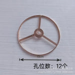 cadre lampe or rose argenté moderne minimaliste eyelets structure sectionnée