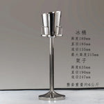 seau glace martelé support trépied métal argent doré vin champagne bar