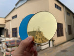 Collection de mini miroirs ronds multicolores sur Ombre Interieur