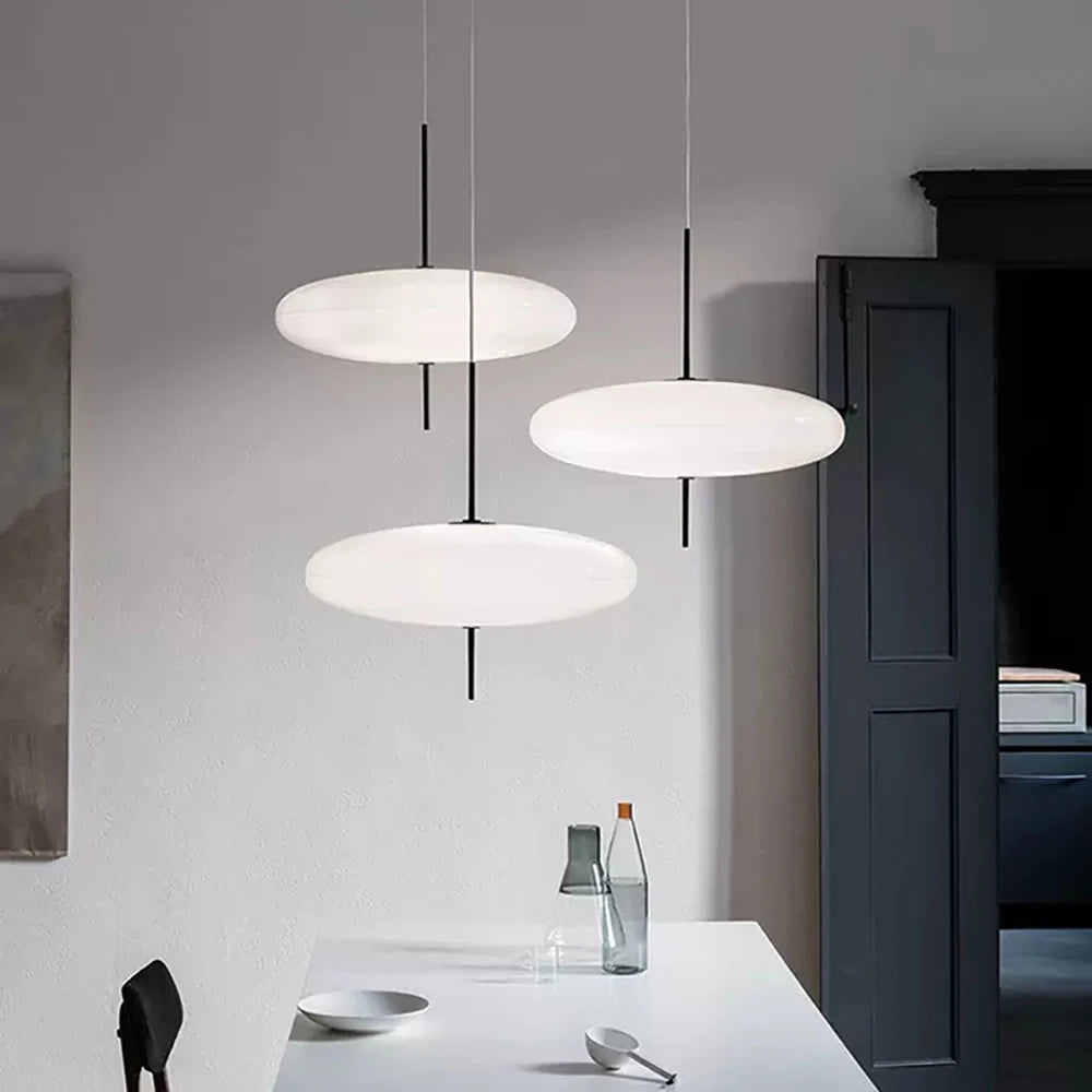suspension lumineuse moderne blanc noir pince lampe câble électrique 30cm 50cm chambre salon étude