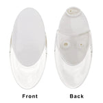 clips fenetre moderne transparent blanc adhésif set pieces ovale