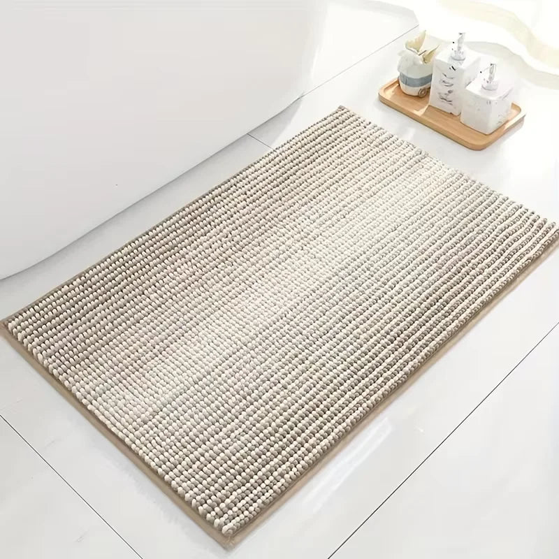 tapis texturé chenille crème taupe tapisserie bohème naturelle dimension 90x60 80x50 minimaliste