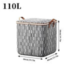 boîtes rangement réutilisables pliables carreaux gris blancs modernes poignées cuir coussin protection 120kg capacité
