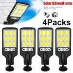 lampe murale led solaire rechargeable vis moderne télécommande noire led blanchesextérieur