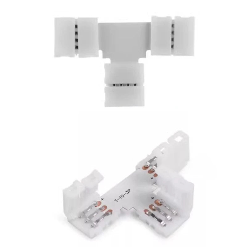 connecteur forme ruban led blanc pin 10 12mm ws2812 rgb