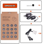 lampe led encastrable ip67 étanche blanc moderne jardin terrasse vis fixation câbles adaptateurs