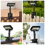lumière solaire led capteur mouvement clipser ip65 étanche noir moderne campingextérieur