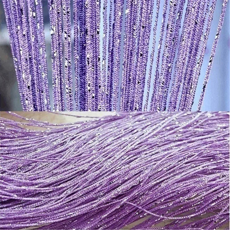 rideau franges strass dorés orange violet blanc moderne élégant mariage anniversaire fête