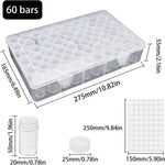 boîtes rangement transparentes pots ronds stockage diy accessoires broches graines vis fixations artisans