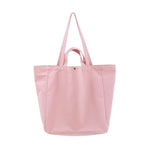 sac main décontracté polyester fermeture éclair couleurs blanc rose jaune violet vert noir