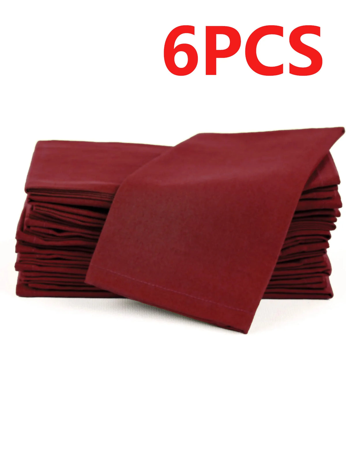 serviettes polyestères classiques uni vert olive marron violet bleu marine 40x40cm réutilisables maison restaurant