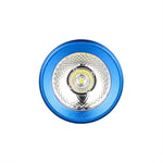 lampe poche rechargeable led 220 lumens 2w mode zoom annneau cle smartphone