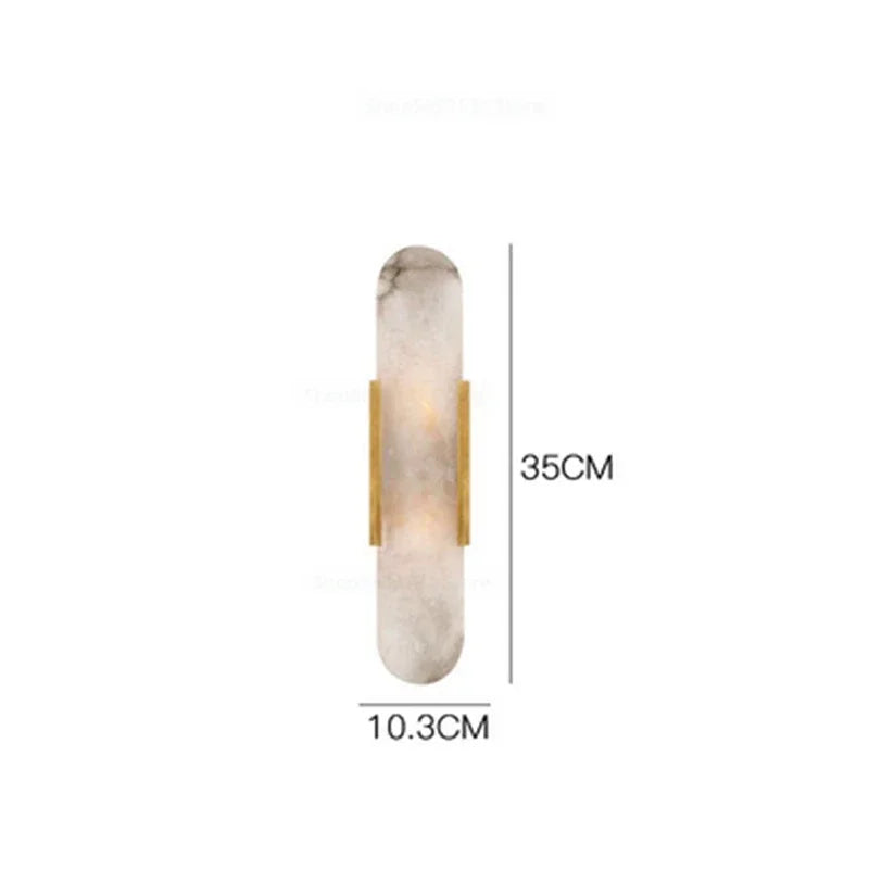 applique murale moderne marbre doré blanc gris éclairage led mur fixe élégantintérieur chambre