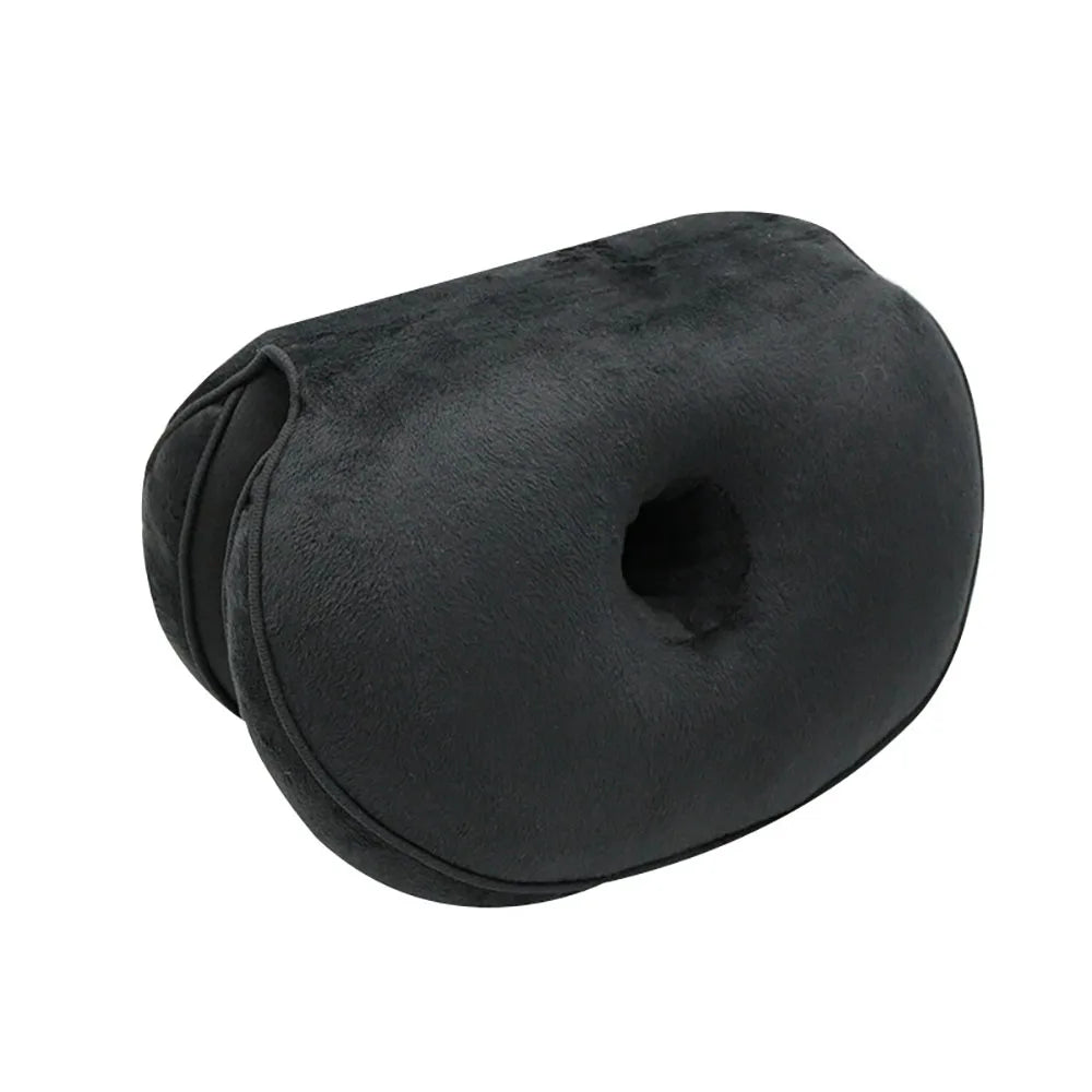 coussin donut rose moderne doux velours hanches bassin relaxation massage