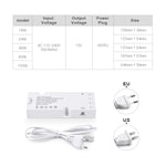 transformateur alimentation led 12v blanc moderne câble dupont indicateur 110v 250v 105mm 39mm