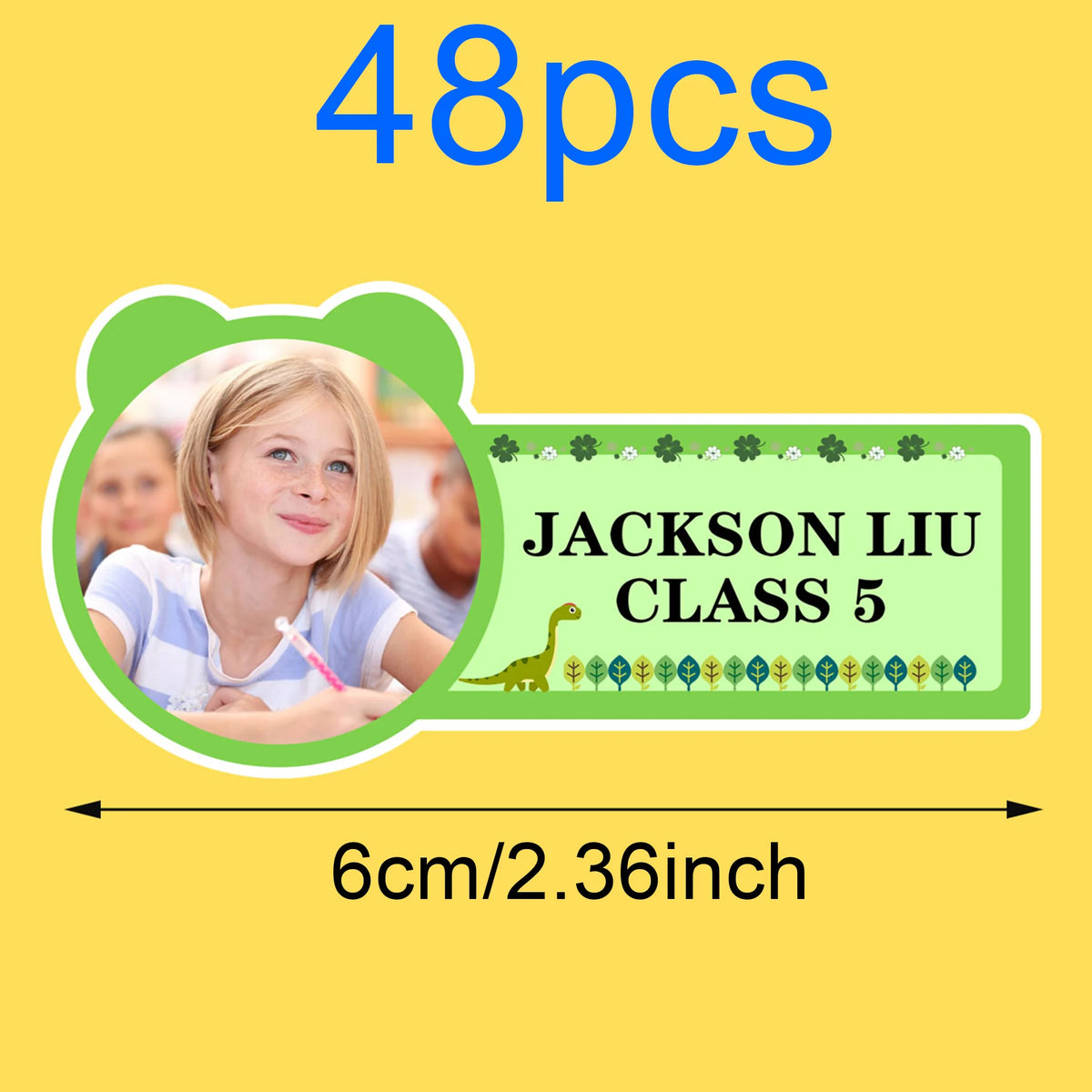 étiquettes personnalisables adhésives enfants couleurs bleu rose vert violet motifs floraux modernes textes personnalisables