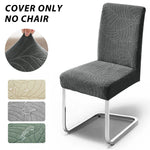 housse chaise gris feuilles moderne élastique polyester extensible mariage banquetôtel salle manger