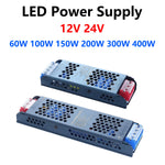 alimentation électrique led 12v 24v 100w 150w 200w 300w 400w bleu noir techno
