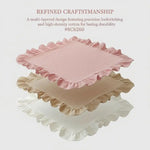 serviettes table classiques rayées rose clair serviettes table beige serviettes table blanches fronces antidérapantes
