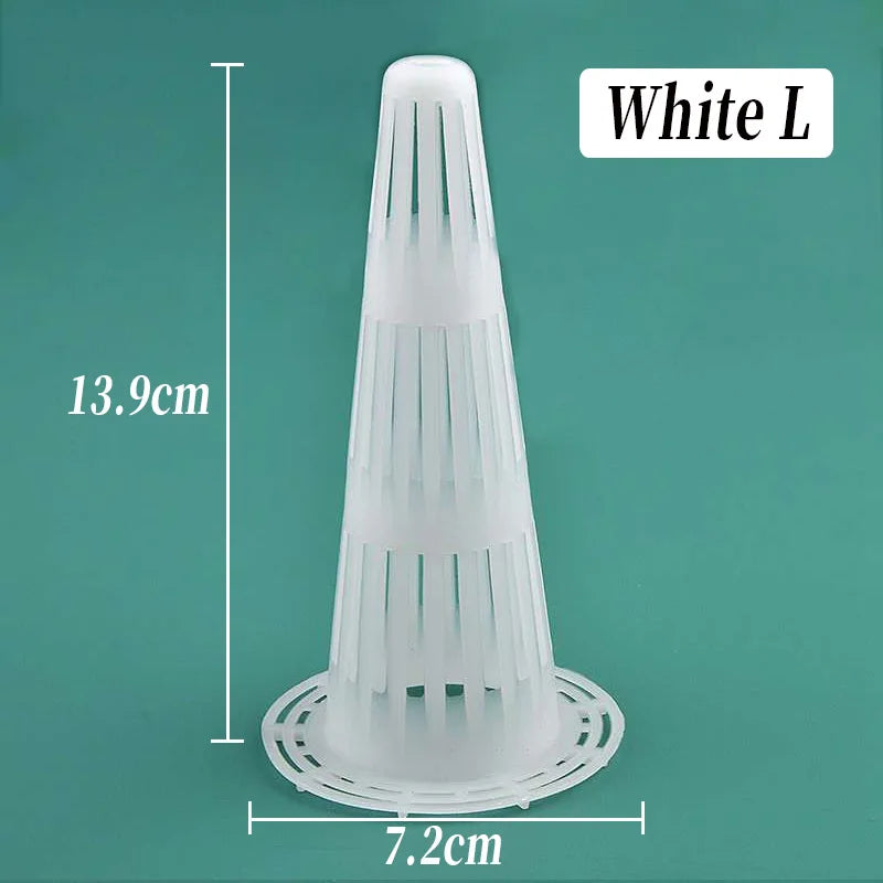 grille culture plantes perforée pratique blanc adhésif terreau ornemental pots différentes tailles