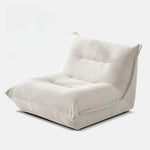 fauteuil inclinable vert olive corduroy moderne coussin d'appoint dimension 89x94x69 cm