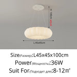 lampe led nuage nordique blanc moderne touch control