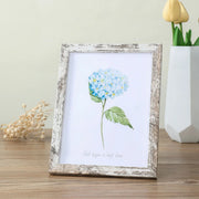 cadre photo bois clair rustique transparent décoration murale moderne fixations inclusées