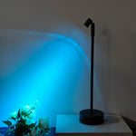 lampe table led rechargeable tactile noire moderne chambre restaurant